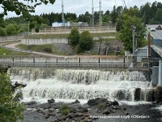 Искусственный водопад снова радует жителей Питкярантского округа